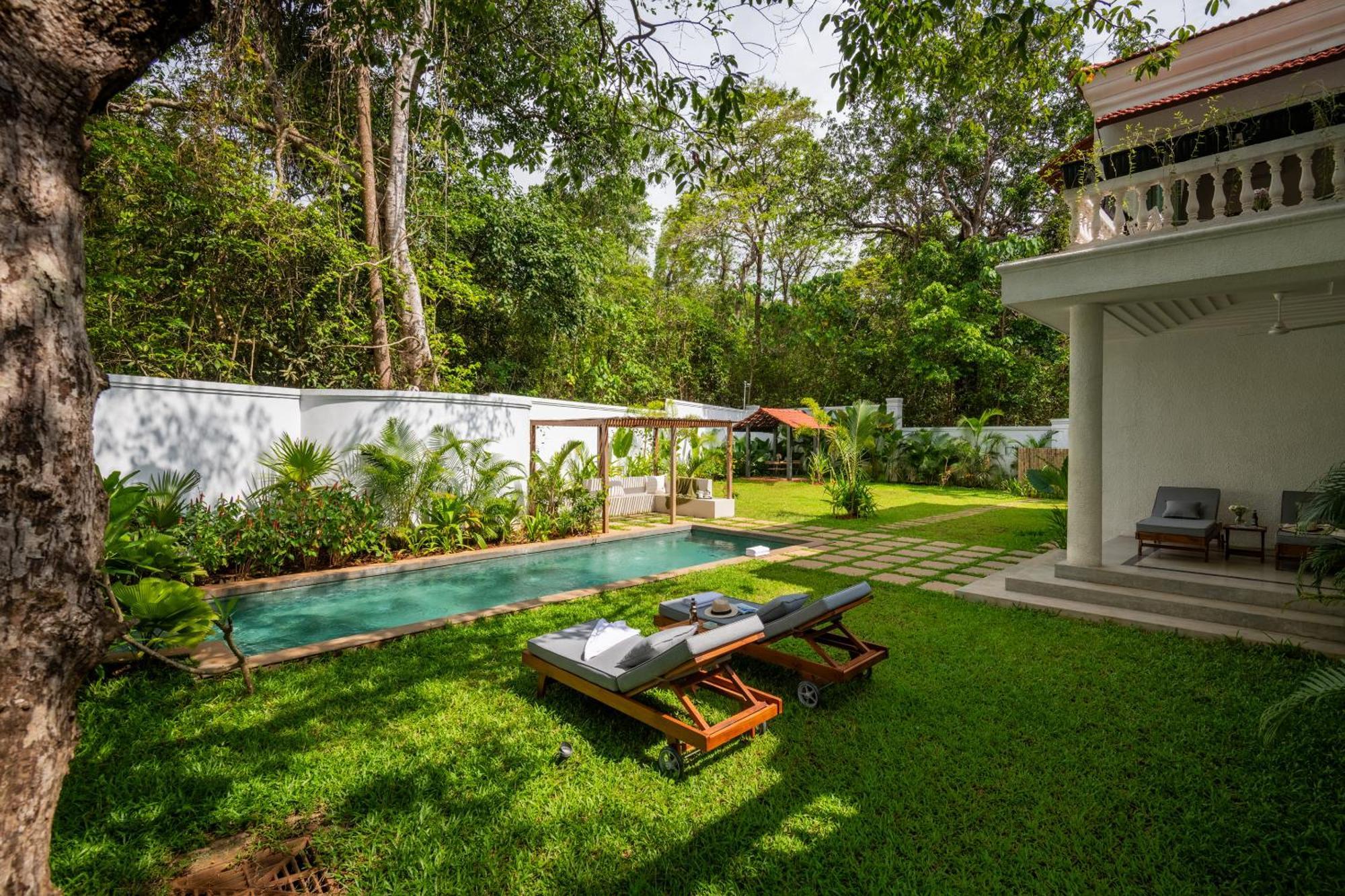 Villa La Branca Siolim Exterior foto